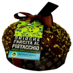 Brioche crème de pistache et chocolat noir