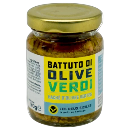 Olives vertes hachées