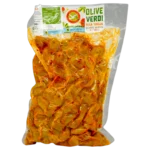 Olives vertes à l’nduja, 300 gr