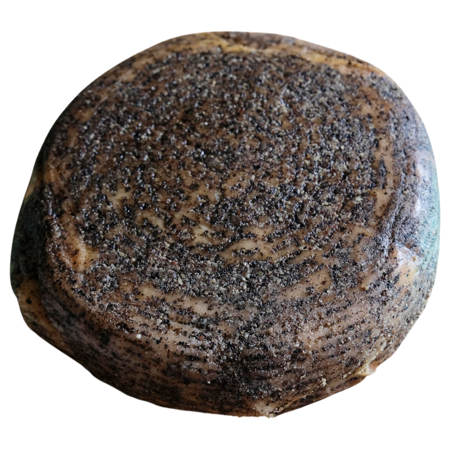 pecroino-recouvert-de-poivre.webp Pecorino artisanal, Sicilien recouvert de poivre noir, premier affinage – Image 1