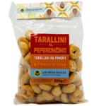 Tarallini au piment, 250gr, Croquants et Artisanaux